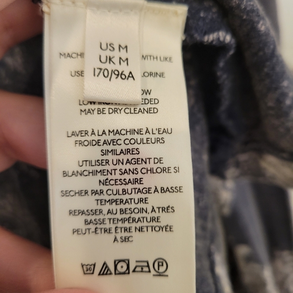 Free People True Perfection Paisley High Low Top - Picture 5 of 5